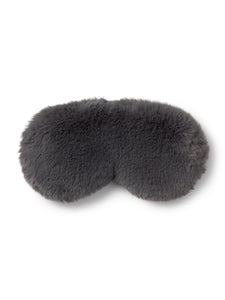 Faux Fur Eye Mask Charcol