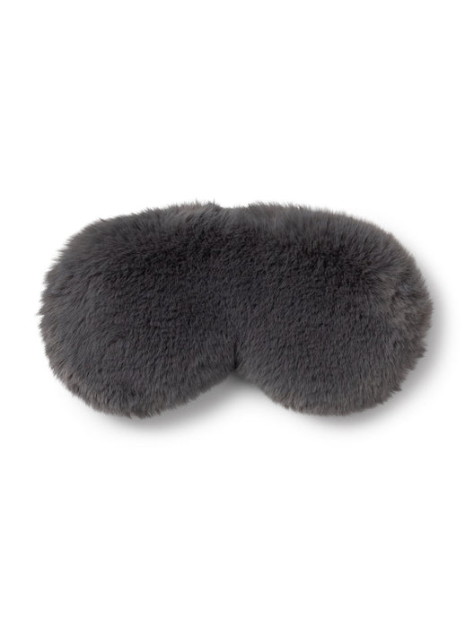 Faux Fur Eye Mask Charcol