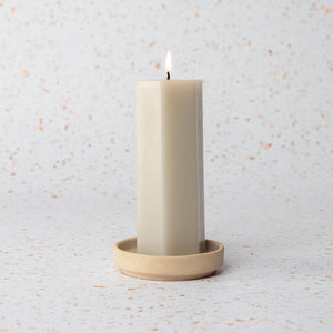 Vesta Pillar Candle Blush