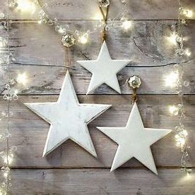 Set of 3 Wooden Stars